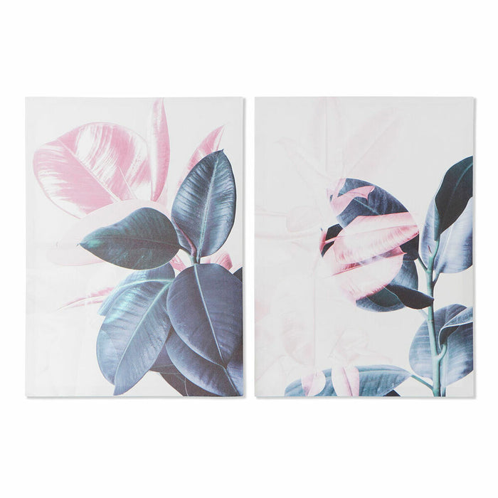 Canvas DKD Home Decor Canvas MDF Wood 50 x 1,8 x 70 cm