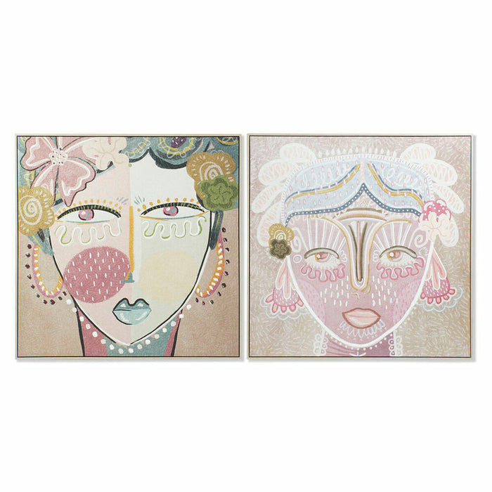 Canvas DKD Home Decor polystyrene Canvas 103 x 4,5 x 103 cm