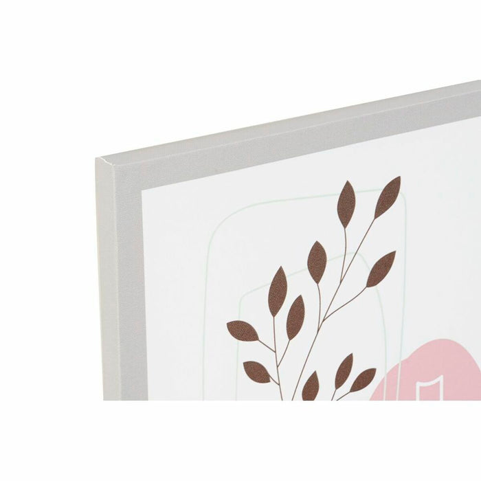 Canvas DKD Home Decor Pinewood Canvas 30 x 1,8 x 40 cm