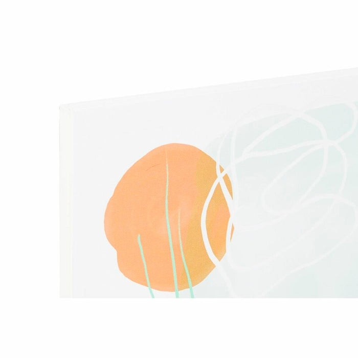 Canvas DKD Home Decor Pinewood Canvas 40 x 1,8 x 40 cm