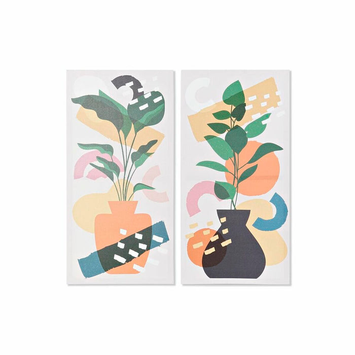 Canvas DKD Home Decor Pinewood Canvas 40 x 2 x 80 cm