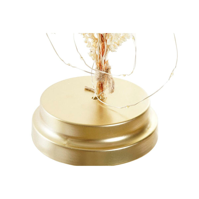 Lighting decoration DKD Home Decor Metal Crystal Flower 30 x 40 cm 12 x 12 x 22 cm