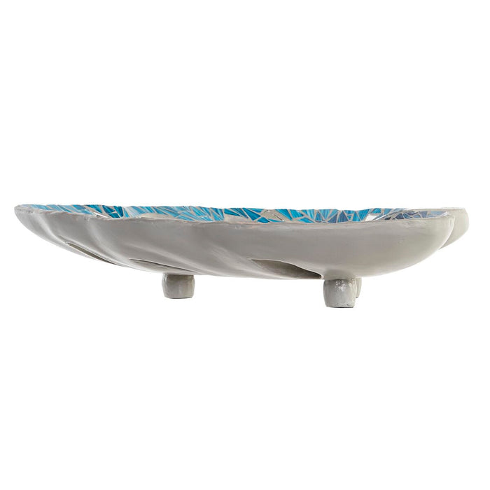 Centerpiece DKD Home Decor Blue Green Resin Crystal 45 x 36 x 9 cm 43 x 36 x 9 cm (2 Units)