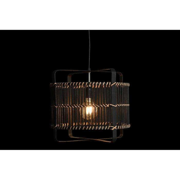 Ceiling Light DKD Home Decor Black Bamboo 50 W 40 x 40 x 35 cm