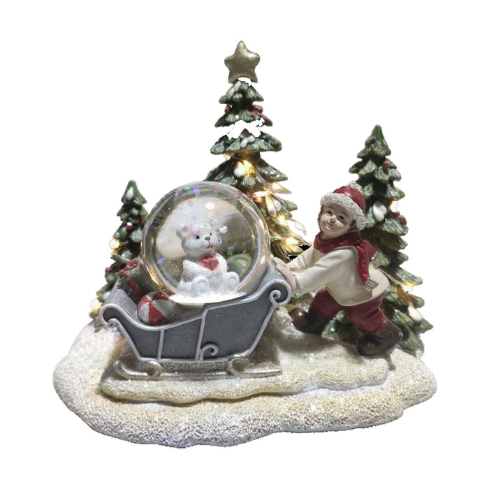 Christmas bauble DKD Home Decor Resin (16 x 12,5 x 14,5 cm) (2 Units)