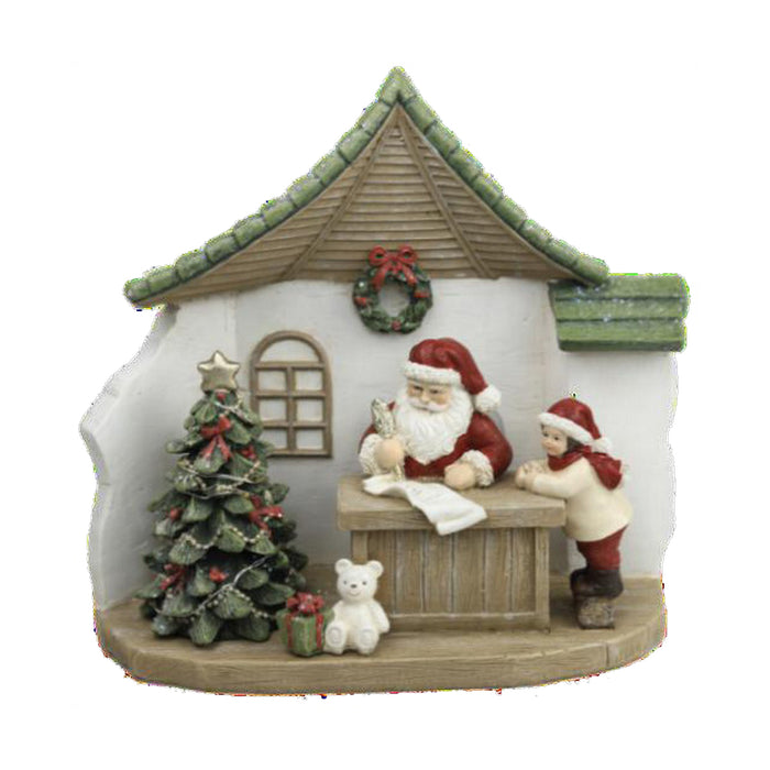 Christmas bauble DKD Home Decor Resin Father Christmas (19 x 9,5 x 18 cm) (2 Units)