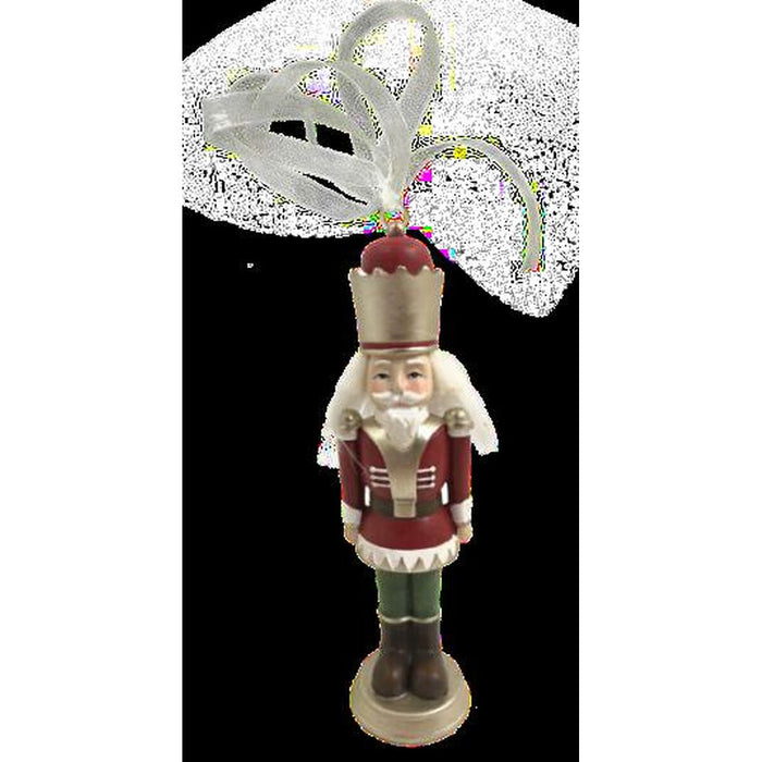 Christmas bauble DKD Home Decor Resin Nutcracker (3 x 3 x 12 cm) (2 Units)