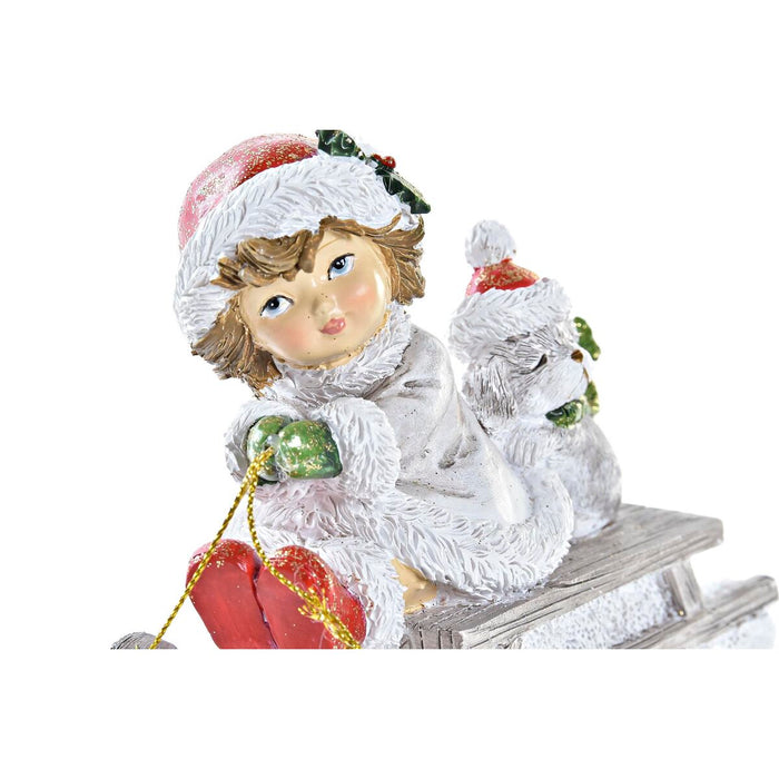 Christmas bauble DKD Home Decor Resin (13 x 6 x 10,5 cm) (2 Units)