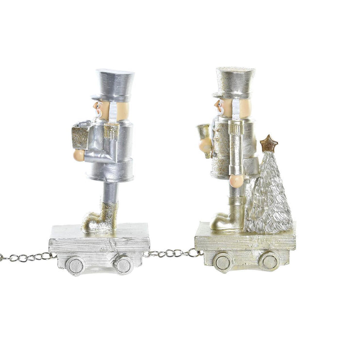 Christmas bauble DKD Home Decor Resin Train (28 x 5 x 12 cm) (2 Units)
