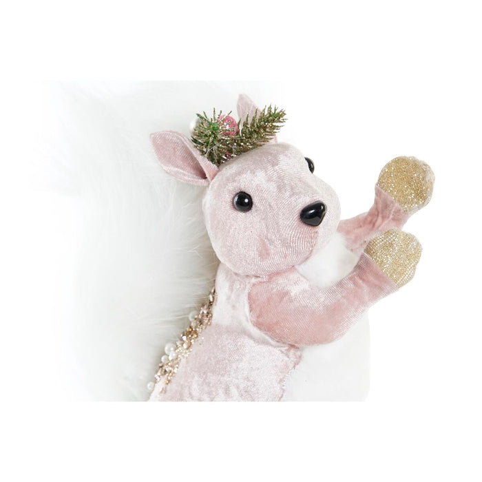 Christmas bauble DKD Home Decor Polyester Squirrel (13 x 16 x 21 cm) (3) (3 Units)