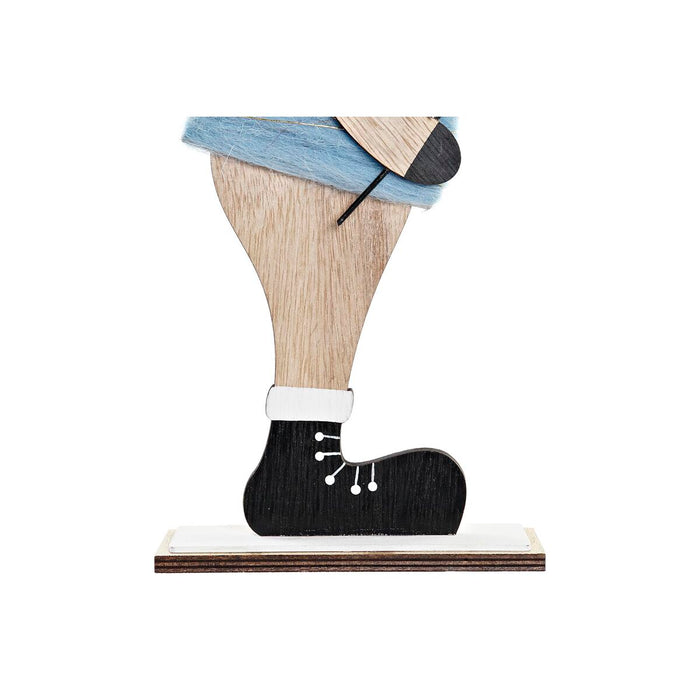 Christmas bauble DKD Home Decor Wood Polyester Reindeer (5 x 22 x 41 cm) (4 Units)