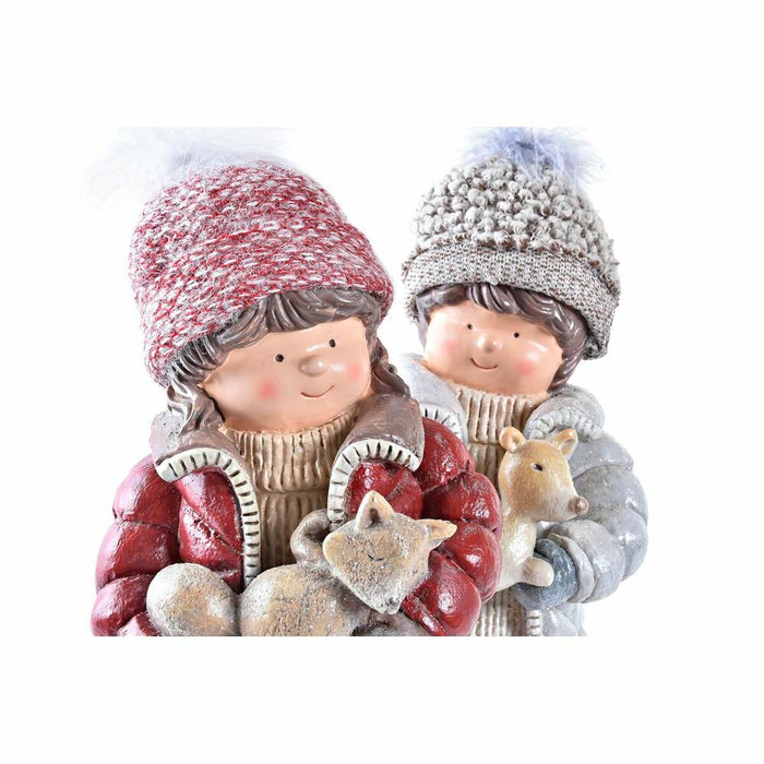 Christmas bauble DKD Home Decor Polyester Resin Boys (15 x 12 x 35 cm) (2 Units)
