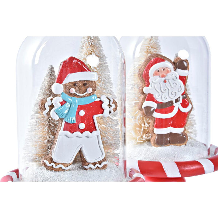 Christmas bauble DKD Home Decor Resin (13,5 x 13,5 x 23,5 cm) (2 Units)