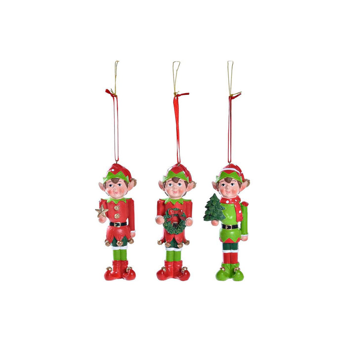 Christmas bauble DKD Home Decor Resin Elf (5 x 4 x 14 cm) (3 Units)