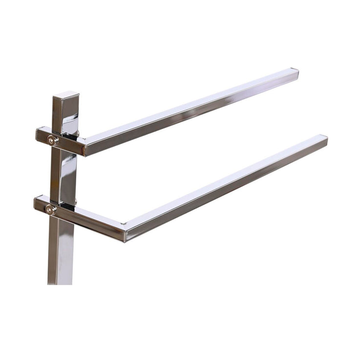 Free-Standing Towel Rack DKD Home Decor Silver MDF Steel (45 x 21 x 80 cm)