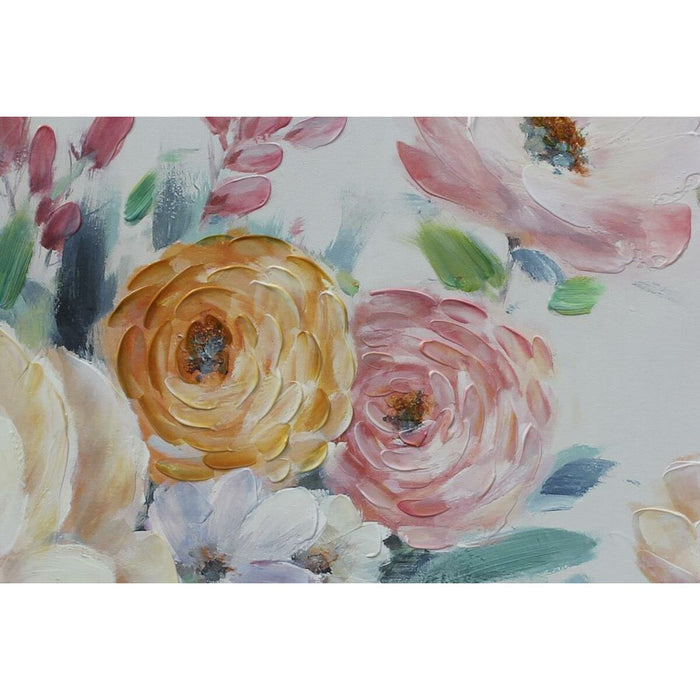 Canvas DKD Home Decor Canvas MDF Wood 80 x 2,8 x 80 cm