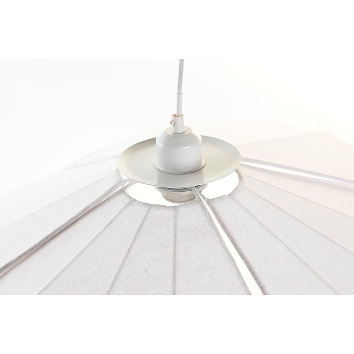 Ceiling Light DKD Home Decor Metal Linen White 50 W (68 x 68 x 21 cm)