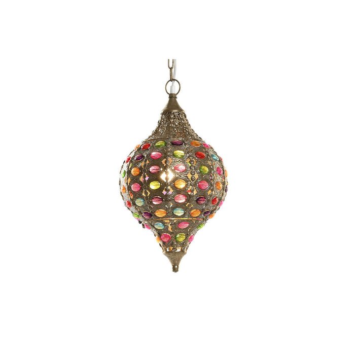 Ceiling Light DKD Home Decor Golden Metal Multicolour 40 W 50 W 24 x 24 x 42 cm