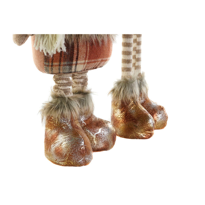 Christmas bauble DKD Home Decor Brown Reindeer 18 x 17 x 48 cm (2 Units)