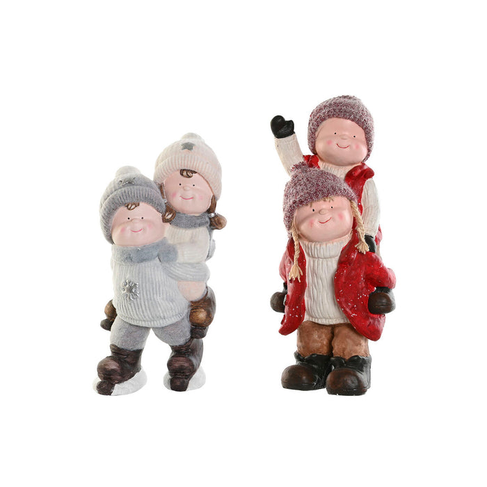 Christmas bauble DKD Home Decor Multicolour Kids 18,5 x 22 x 51 cm (2 Units)