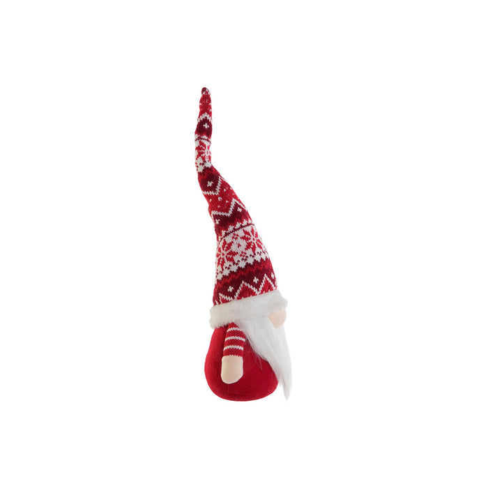 Christmas bauble DKD Home Decor White Red Gnome 16 x 11 x 42 cm (2 Units)