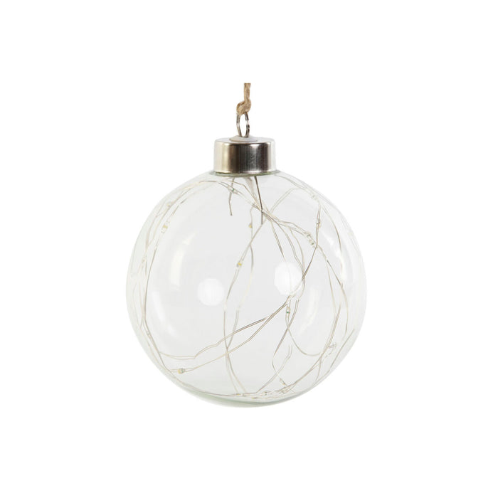 Hanging decoration DKD Home Decor Transparent Crystal 10 x 10 x 10 cm (2 Units)