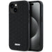 DKNY 3D Rubber Repeat Pattern case for iPhone 15 Plus - black - Cell phone cases and covers<<<HurtelXML