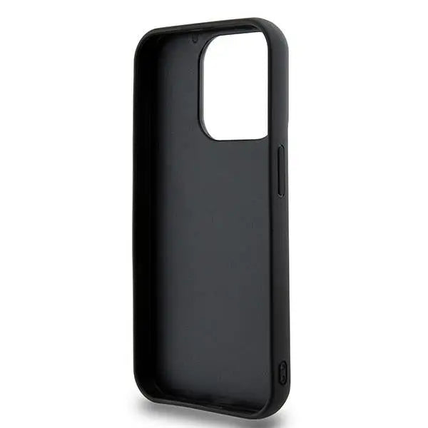 DKNY 3D Rubber Repeat Pattern case for iPhone 15 Pro - black - Cell phone cases and covers<<<HurtelXML