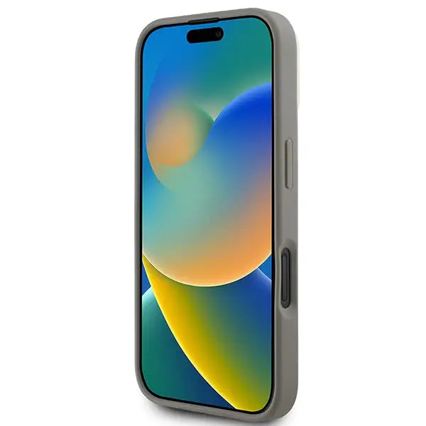 DKNY Checkered Pattern Magsafe iPhone 16 Case - Beige - Cell phone cases and covers<<<HurtelXML