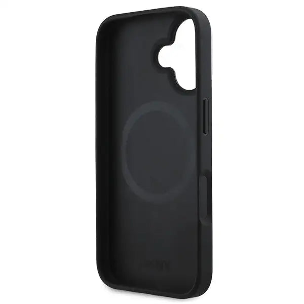 DKNY Checkered Pattern Magsafe iPhone 16 Plus Case - Black - Cell phone cases and covers<<<HurtelXML