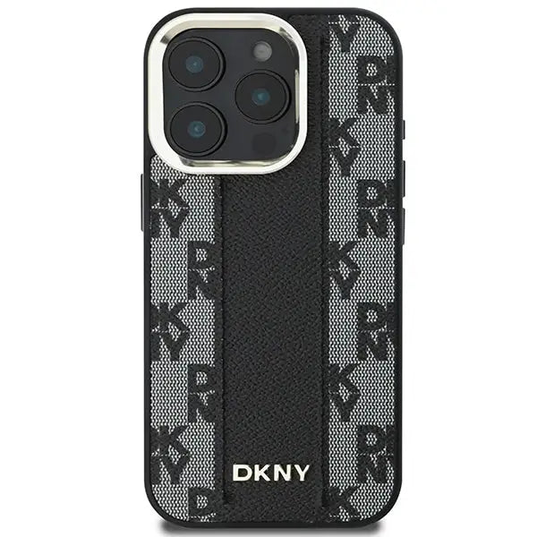 DKNY Checkered Pattern Magsafe iPhone 16 Pro Case - Black - Cell phone cases and covers<<<HurtelXML