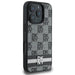 DKNY Checkered Pattern & Printed Stripes case for iPhone 16 Pro - black - Cell phone cases and covers<<<HurtelXML