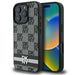 DKNY Checkered Pattern & Printed Stripes case for iPhone 16 Pro - black - Cell phone cases and covers<<<HurtelXML
