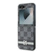 DKNY Checkered Pattern Printed Stripes case for Samsung Galaxy Z Flip 6 - black - Cell phone cases