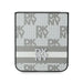 DKNY Checkered Pattern Printed Stripes Case for Samsung Galaxy Z Flip 6 - Beige - Cell phone cases