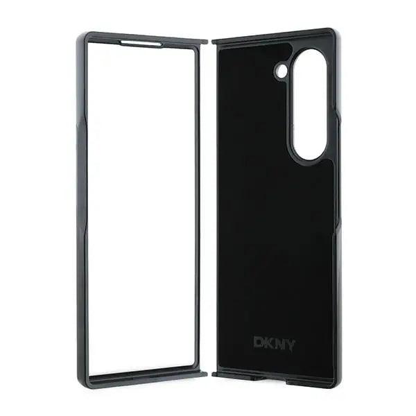 DKNY Checkered Pattern Printed Stripes case for Samsung Galaxy Z Fold 6 - black - Cell phone cases