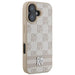 DKNY Checkered Pattern & Printed Stripes iPhone 16 Case - Pink - Cell phone cases and covers<<<HurtelXML