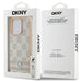 DKNY Checkered Pattern & Printed Stripes iPhone 16 Pro Case - Pink - Cell phone cases and covers<<<HurtelXML