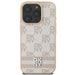 DKNY Checkered Pattern & Printed Stripes iPhone 16 Pro Case - Pink - Cell phone cases and covers<<<HurtelXML