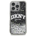 DKNY DKHCP16LLBNAEK iPhone 16 Pro 6.3’’ black/black hardcase Liquid Glitter Arch Logo - Cell phone cases