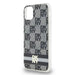 DKNY IML Checkered Mono Pattern & Printed Stripes MagSafe Case for iPhone 11 / Xr - Black - Cell phone cases