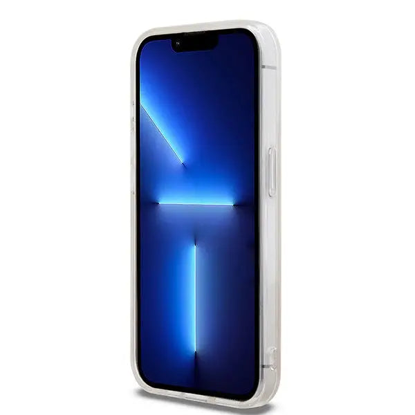 DKNY IML Checkered Mono Pattern & Printed Stripes MagSafe case for iPhone 15 Pro Max - pink - Cell phone cases