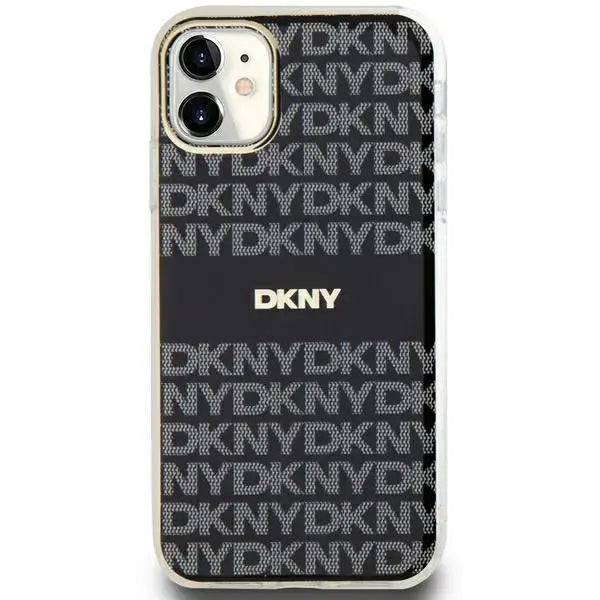 DKNY IML Mono & Stripe MagSafe case for iPhone 11 / Xr - black - Cell phone cases and covers<<<HurtelXML