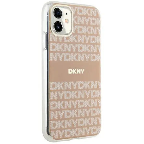 DKNY IML Mono & Stripe MagSafe case for iPhone 11 / Xr - pink - Cell phone cases and covers<<<HurtelXML