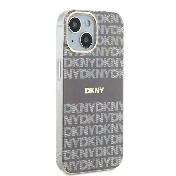 DKNY IML Mono & Stripe MagSafe case for iPhone 15 / 14 / 13 - beige - Cell phone cases and covers<<<HurtelXML