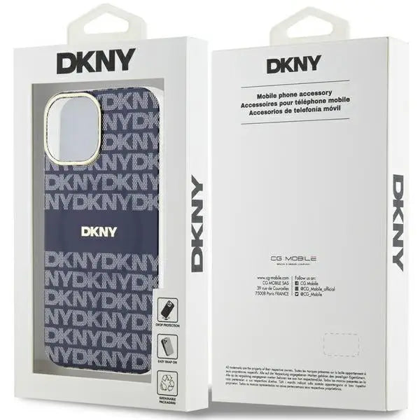 DKNY IML Mono & Stripe MagSafe case for iPhone 15 / 14 / 13 - blue - Cell phone cases and covers<<<HurtelXML