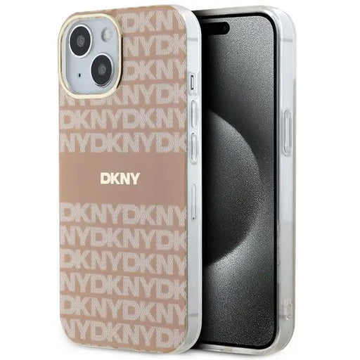 DKNY IML Mono & Stripe MagSafe case for iPhone 15 / 14 / 13 - pink - Cell phone cases and covers<<<HurtelXML