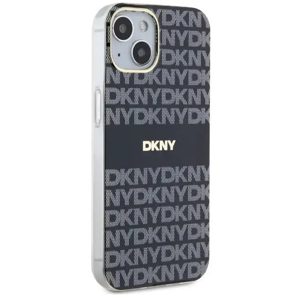 DKNY IML Mono & Stripe MagSafe Case for iPhone 15 Plus / 14 Plus - Black - Cell phone cases and covers<<<HurtelXML