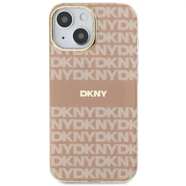 DKNY IML Mono & Stripe MagSafe Case for iPhone 15 Plus / 14 Plus - Pink - Cell phone cases and covers<<<HurtelXML