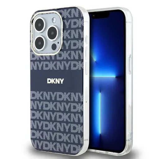 DKNY IML Mono & Stripe MagSafe case for iPhone 15 Pro - blue - Cell phone cases and covers<<<HurtelXML